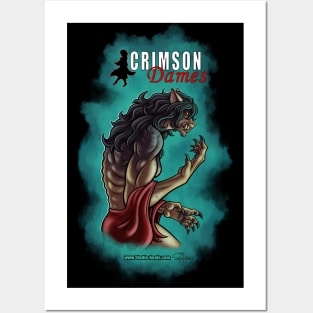 Crimson Dames - Orphan Shewolf Transformation - Art on back Posters and Art